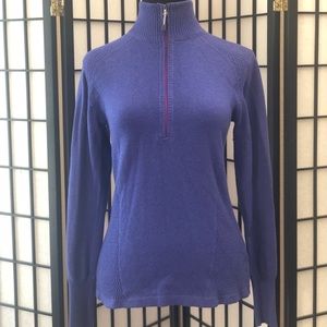 Zip Fleece Pullover.